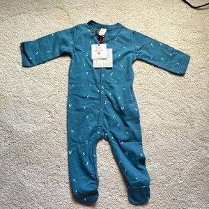 Kate Quinn 3-6 mo footed sleeper, organic cotton